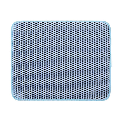 Pet Cat Litter Mat Waterproof Double Layer Cat Litter Trapping Pet Litter Box Mat Clean Pad Products For Cats Accessories